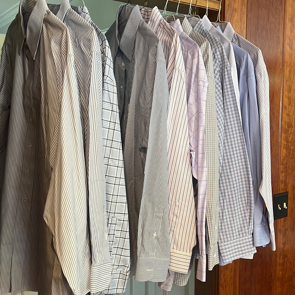 Lot of 11 Like New Dress Shirts